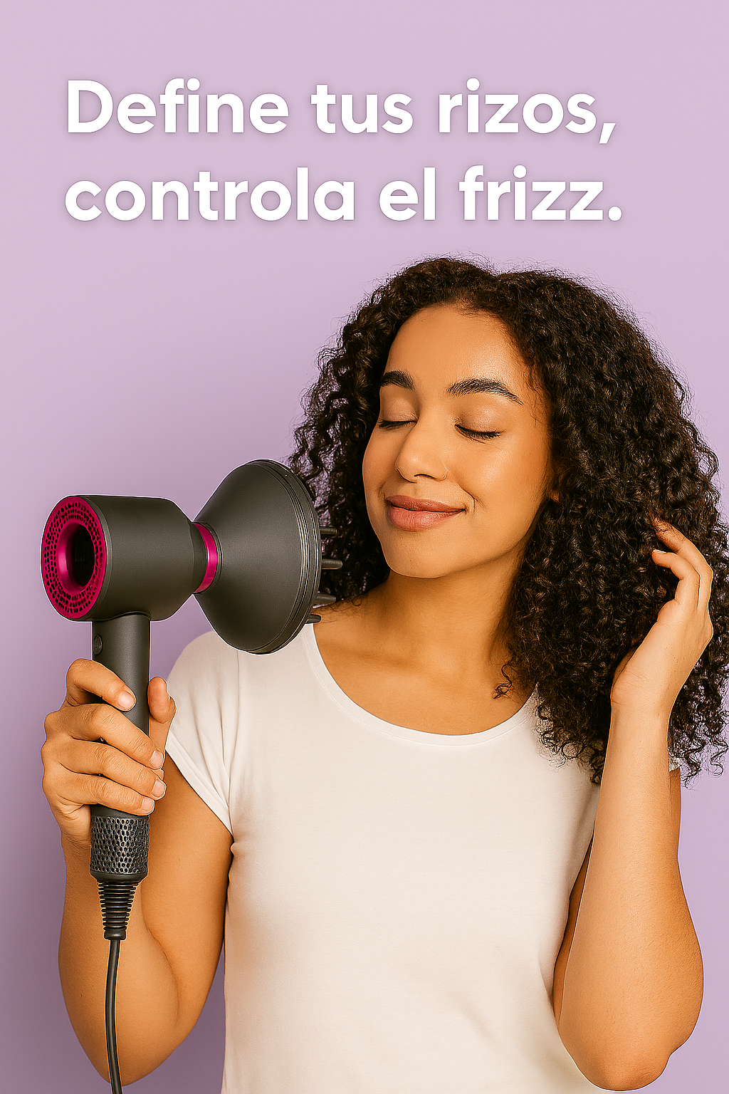 Secador iónico pelo brillantes.